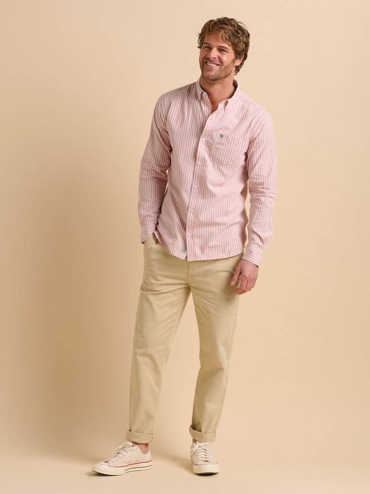 Brakeburn Pink Pink Stripe Shirt - Image 2 of 6