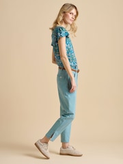 Brakeburn Blue Cropped Blake Trousers - Image 5 of 5