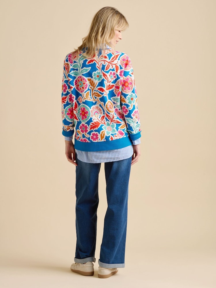 Brakeburn 100% Cotton Full Bloom Crew Neck Sweatshirt - صورة 2 من 4