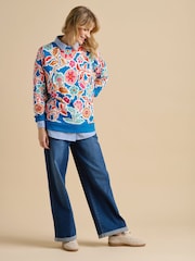 Brakeburn 100% Cotton Full Bloom Crew Neck Sweatshirt - صورة 4 من 4