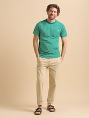 Brakeburn Green Stripe T-Shirt - Image 2 of 6