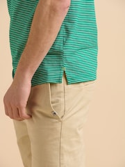 Brakeburn Green Stripe T-Shirt - Image 5 of 6
