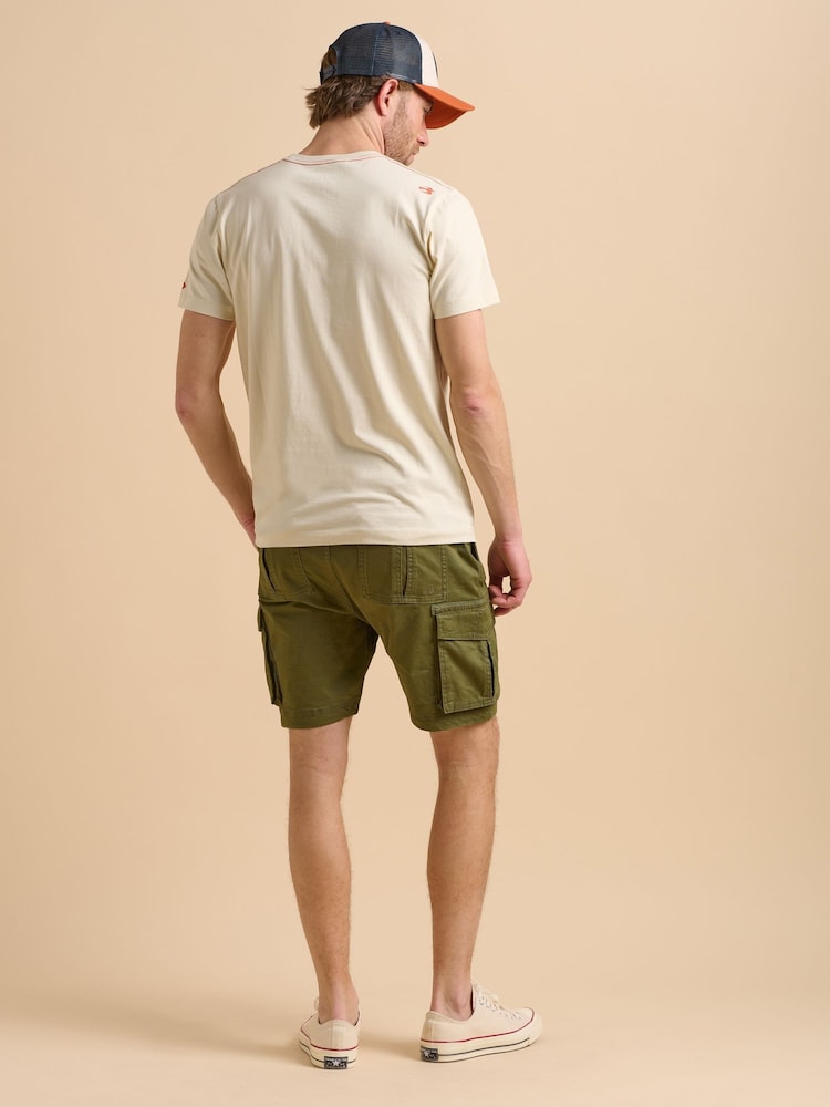 Brakeburn Natural Stripe T-Shirt - Image 2 of 5