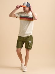 Brakeburn Natural Stripe T-Shirt - Image 5 of 5