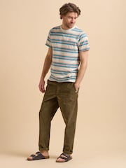 Brakeburn Green Aqua Corduroy Trousers - Image 1 of 5