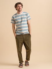 Brakeburn Green Aqua Corduroy Trousers - Image 5 of 5