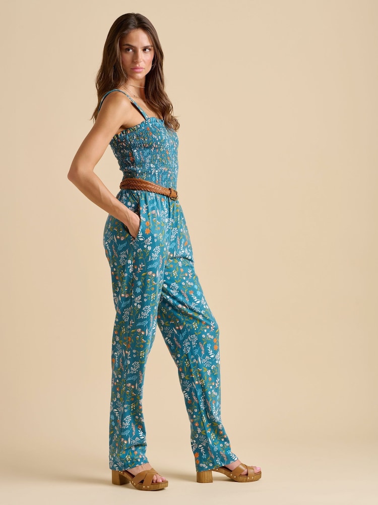 Brakeburn 100% Cotton Shoreline Meadow Jumpsuit - Image 4 of 5