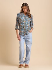 Brakeburn Blue Secret Garden Blouse - Image 2 of 6