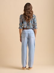 Brakeburn Blue Secret Garden Blouse - Image 3 of 6