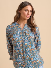 Brakeburn Blue Secret Garden Blouse - Image 4 of 6