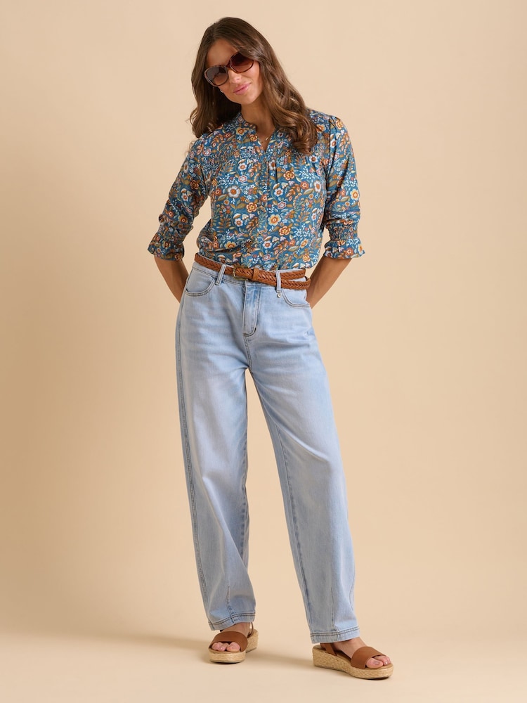 Brakeburn Blue Secret Garden Blouse - Image 6 of 6