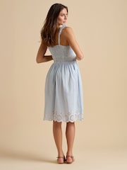 Brakeburn 100% Cotton Fossil Knee Length Dress - Image 3 of 6