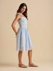 Brakeburn 100% Cotton Fossil Knee Length Dress - Image 4 of 6