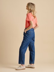 Brakeburn Red Nina Jersey 100% Cotton Blouse - Image 2 of 5