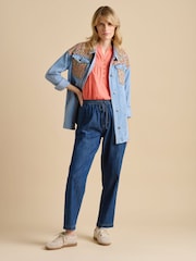Brakeburn Red Nina Jersey 100% Cotton Blouse - Image 3 of 5