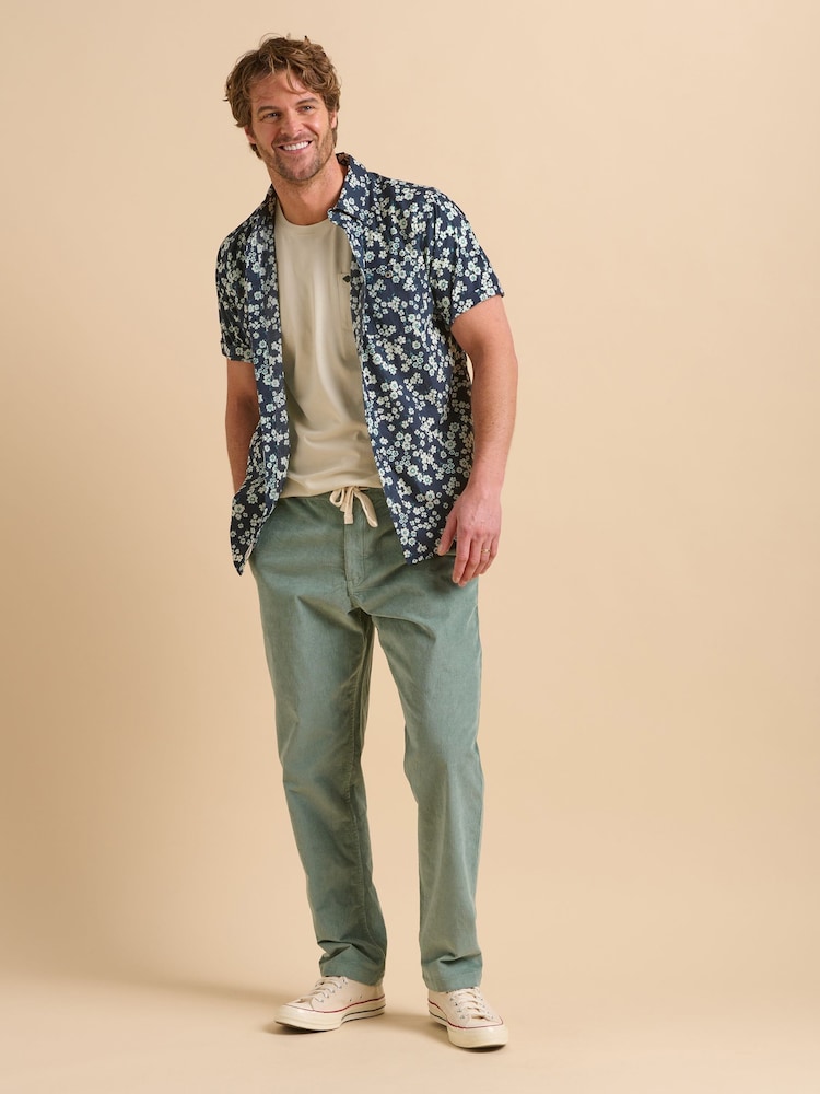 Brakeburn Blue Floating Daisy Shirt - Image 1 of 5