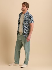 Brakeburn Blue Floating Daisy Shirt - Image 3 of 5