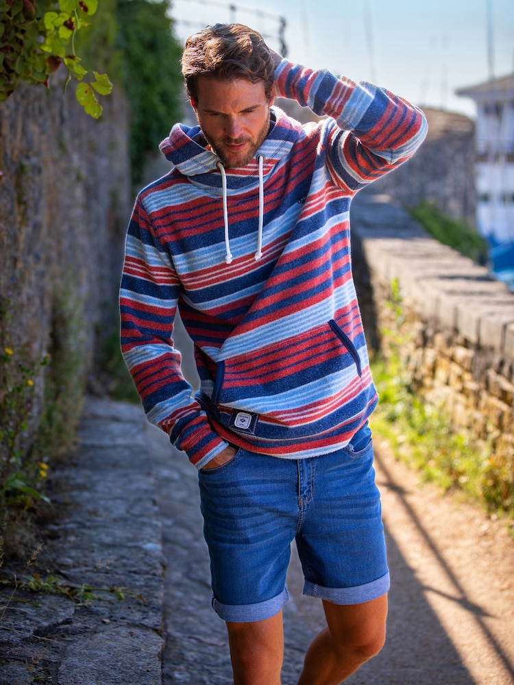 Brakeburn Red Stripe Hoodie - Image 1 of 6