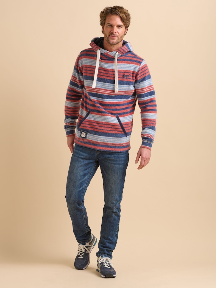 Brakeburn Red Stripe Hoodie - Image 2 of 6