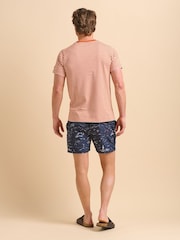 Brakeburn 100% Cotton Rust Stripe T-Shirt - Image 2 of 6
