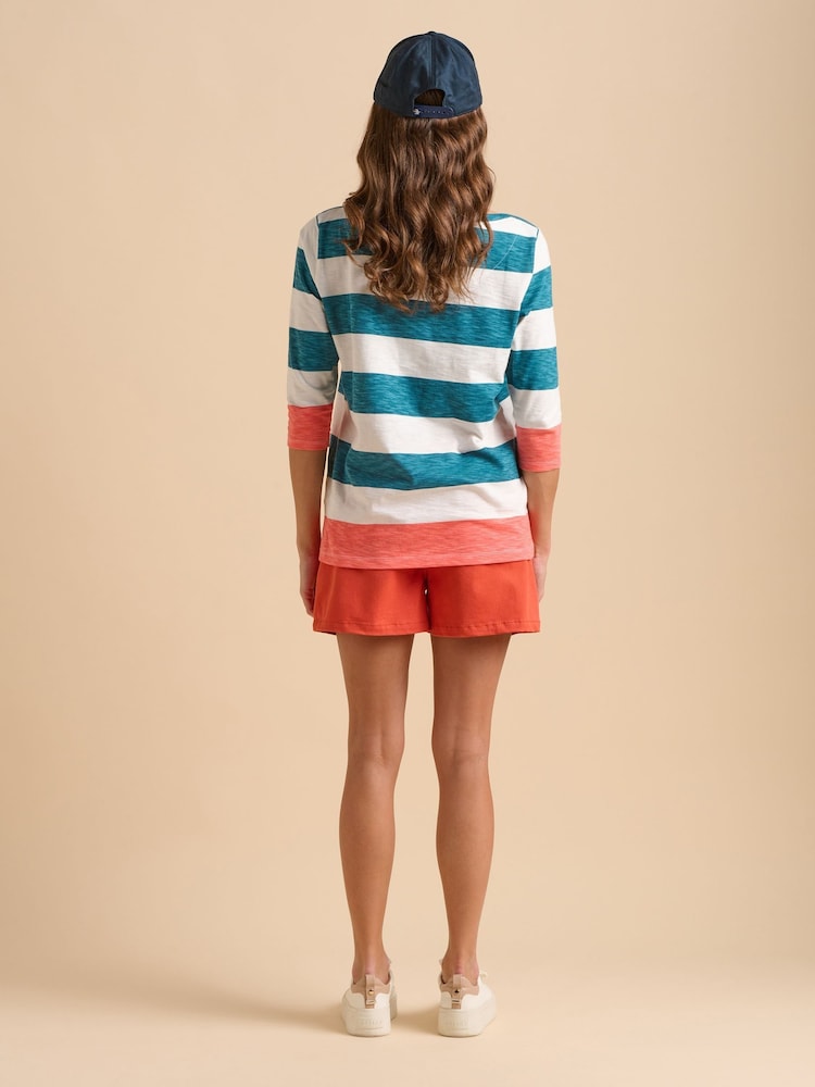 Brakeburn Blue Coastal 100% Cotton T-Shirt - Image 2 of 6