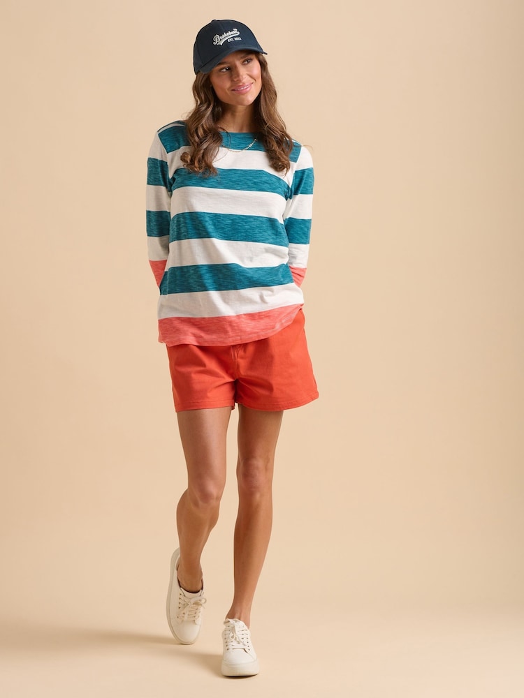 Brakeburn Blue Coastal 100% Cotton T-Shirt - Image 4 of 6
