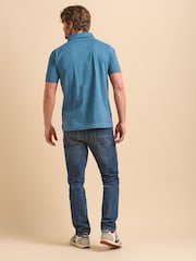 Brakeburn 100% Cotton Retro Stripe Polo Shirt - Image 3 of 6