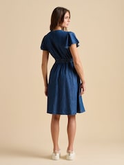 Brakeburn Blue Sandsfoot Knee Length Dress - Image 2 of 6