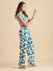 Brakeburn Blue Woodland Leaves T-Shirt - Image 4 of 6
