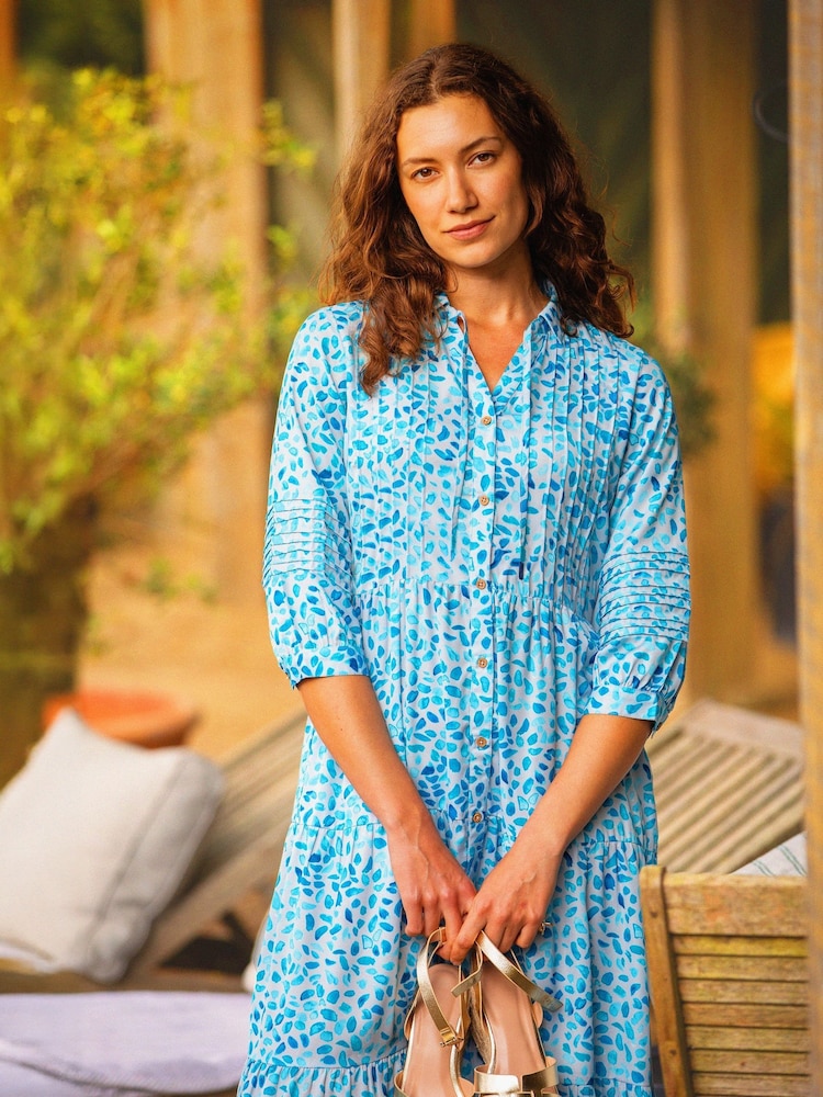 Brakeburn Sea Glitter Midi Dress - Image 1 of 6