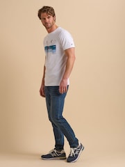 Brakeburn White Painted Peleton T-Shirt - Image 4 of 5