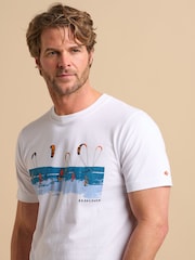 Brakeburn White Painted Peleton T-Shirt - Image 5 of 5
