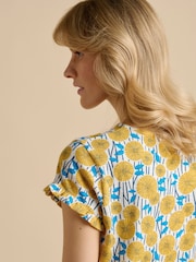 Brakeburn Yellow Parasol 100% Cotton T-Shirt - Image 5 of 5