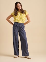 Brakeburn Yellow Summer Ditsy Blouse - Image 2 of 6