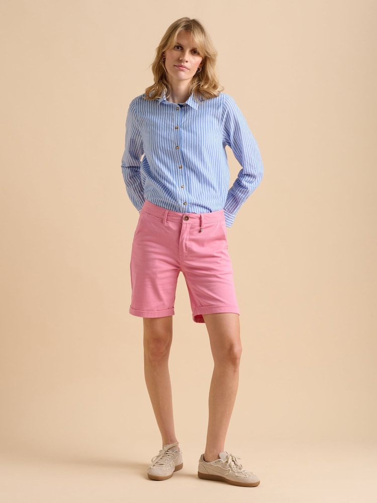 Brakeburn Pink Chino Shorts - Image 3 of 6
