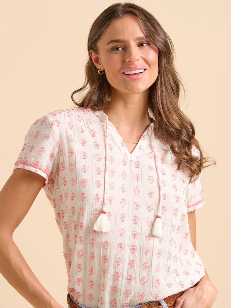 Brakeburn Cream Lakeside Blouse - Image 1 of 6