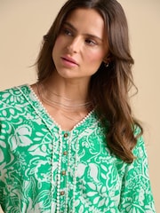 Brakeburn Green Wildflower Blouse - Image 1 of 5