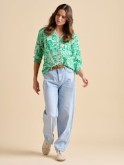 Brakeburn Green Wildflower Blouse - Image 4 of 5