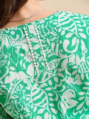 Brakeburn Green Wildflower Blouse - Image 5 of 5