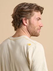 Brakeburn Natural Suede Seagul 100% Cotton T-Shirt - Image 4 of 6