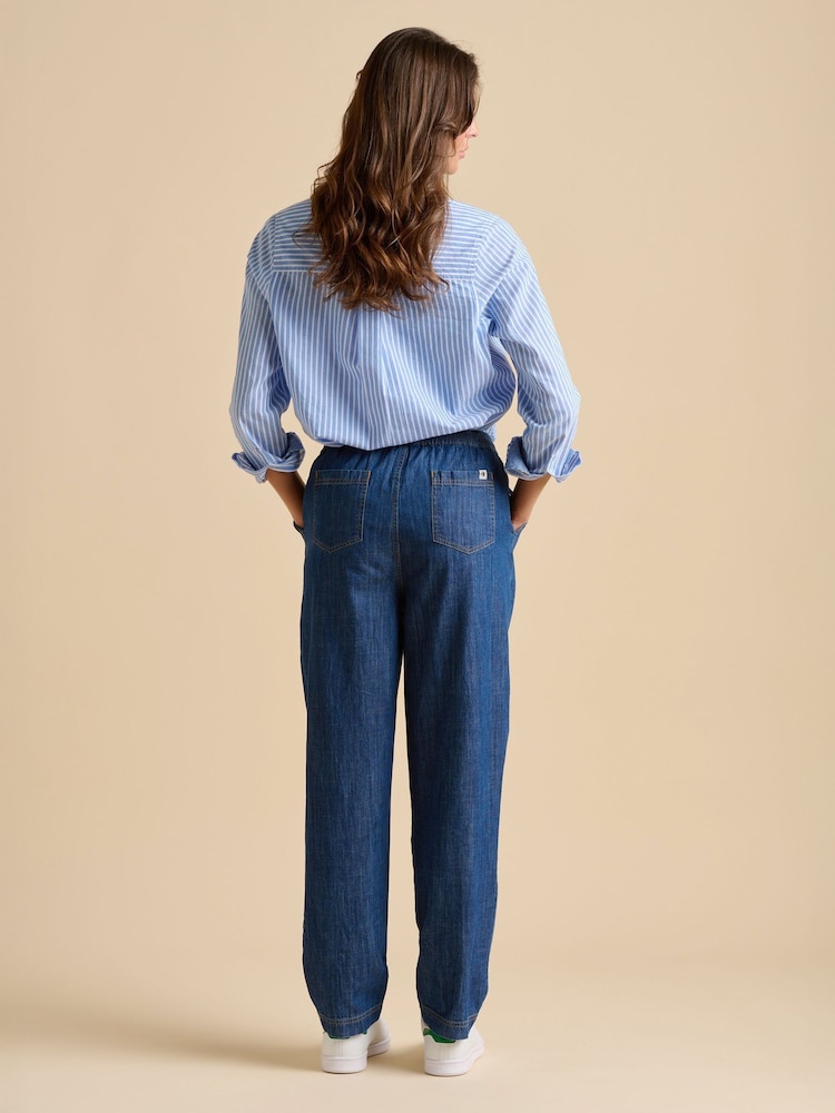 Brakeburn Blue Denim Beach Trousers - Image 2 of 5