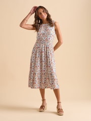 Brakeburn Cream Secret Garden Midi Dress - Image 2 of 6