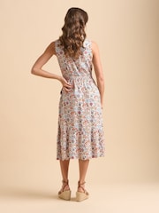 Brakeburn Cream Secret Garden Midi Dress - Image 3 of 6