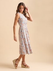 Brakeburn Cream Secret Garden Midi Dress - Image 6 of 6