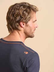 Brakeburn Navy Blue Painted Peleton T-Shirt - Image 4 of 5
