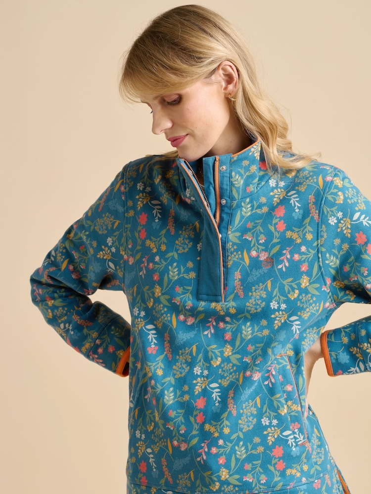 Brakeburn Shoreline Meadow Quarter Zip Sweatshirt - صورة 6 من 6