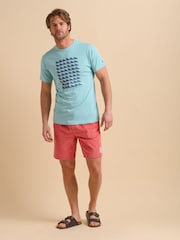 Brakeburn Pink Green Cord Shorts - Image 2 of 6