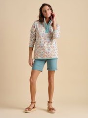 Brakeburn Shoreline Meadow Quarter Zip Sweatshirt - صورة 4 من 5