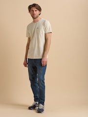 Brakeburn Natural 100% Cotton Retro Boards T-Shirt - Image 1 of 6