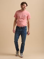 Brakeburn Pink 100% Cotton Flag T-Shirt - Image 6 of 6